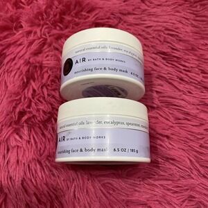Bath and body works‎ AIR LAVENDER body And Face Mask 6.5 Oz 2x